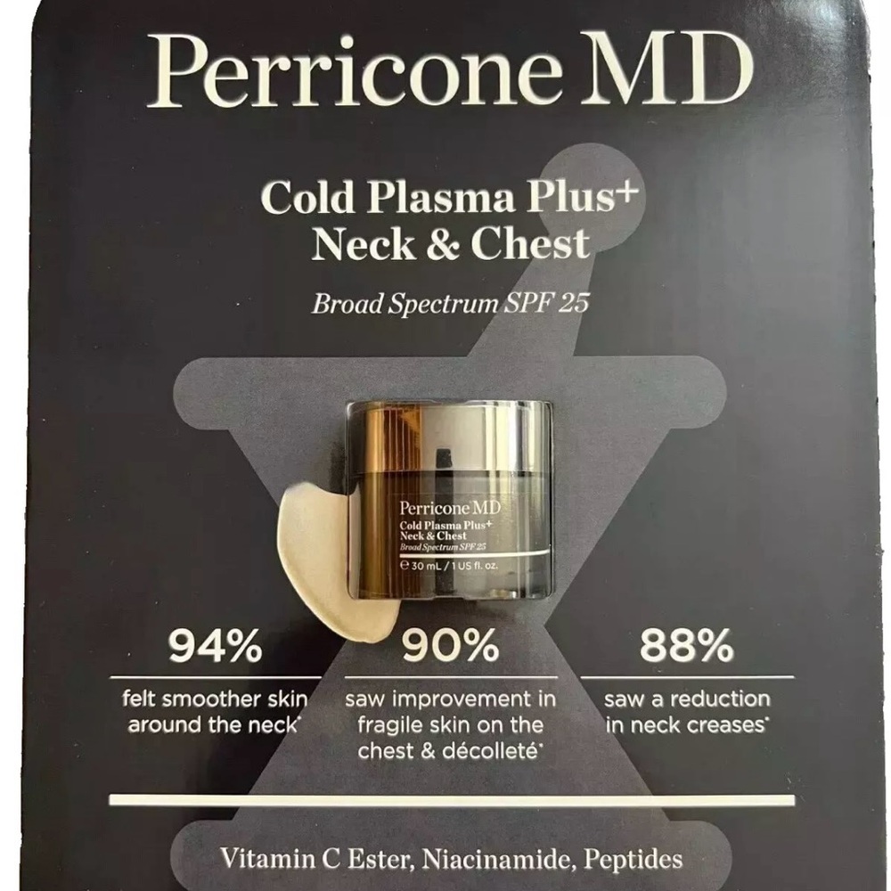 Perricone MD Cold Plasma Plus+ Neck & Chest SPF 25 Facial Moisturizer Cream